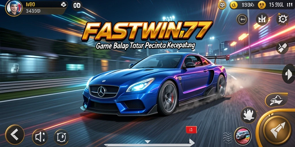 Gameplay balapan yang menegangkan dengan grafik tajam dan mobil cepat.