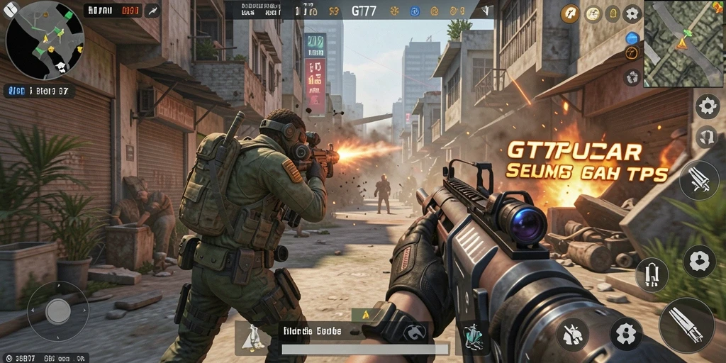 Gameplay mendebarkan GT777 dalam pertempuran intens.