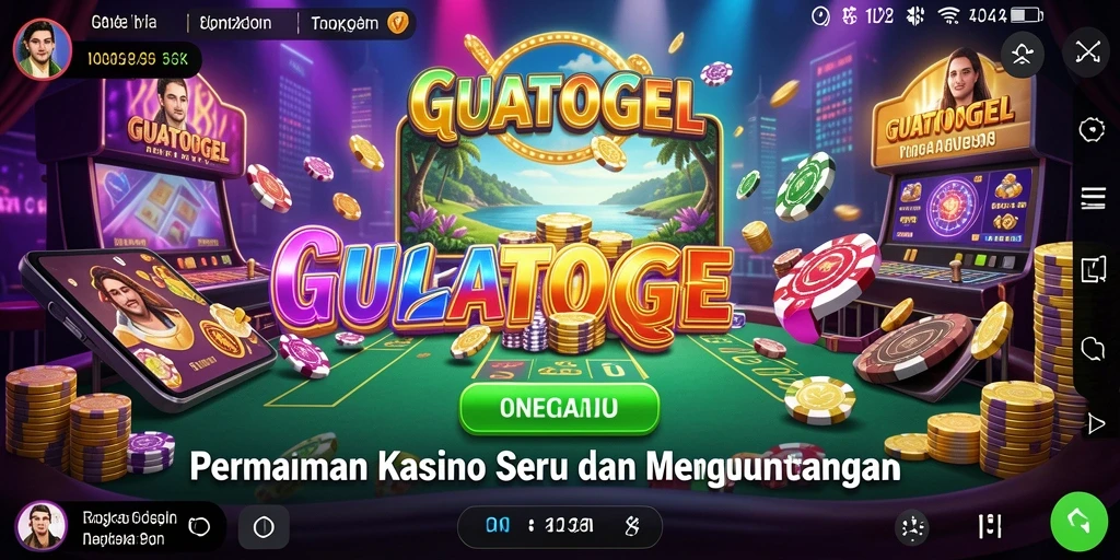 Tampilan gameplay GUATOGEL dengan grafis yang menarik dan gameplay yang mengasyikkan.