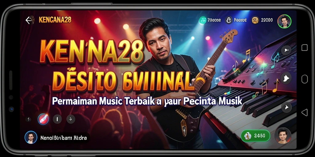 Screenshot gameplay KENCANA28 menampilkan antarmuka musik yang menarik dan intuitif.