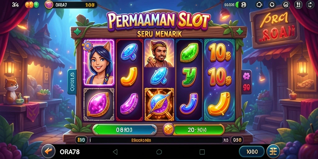 Screenshot gameplay ORA78 yang menampilkan keseruan permainan Slot.