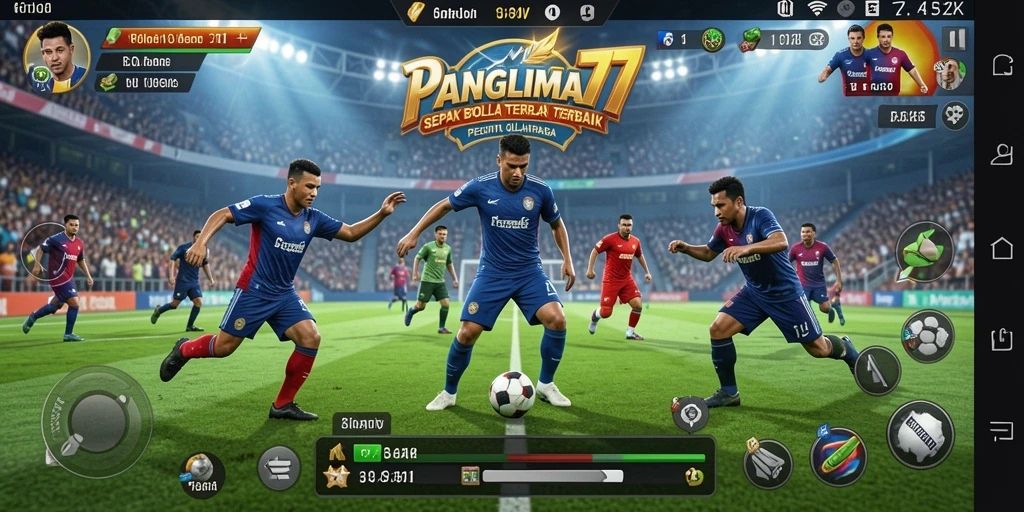 Screenshot gameplay <strong>PANGLIMA77</strong> yang menarik dan dinamis.