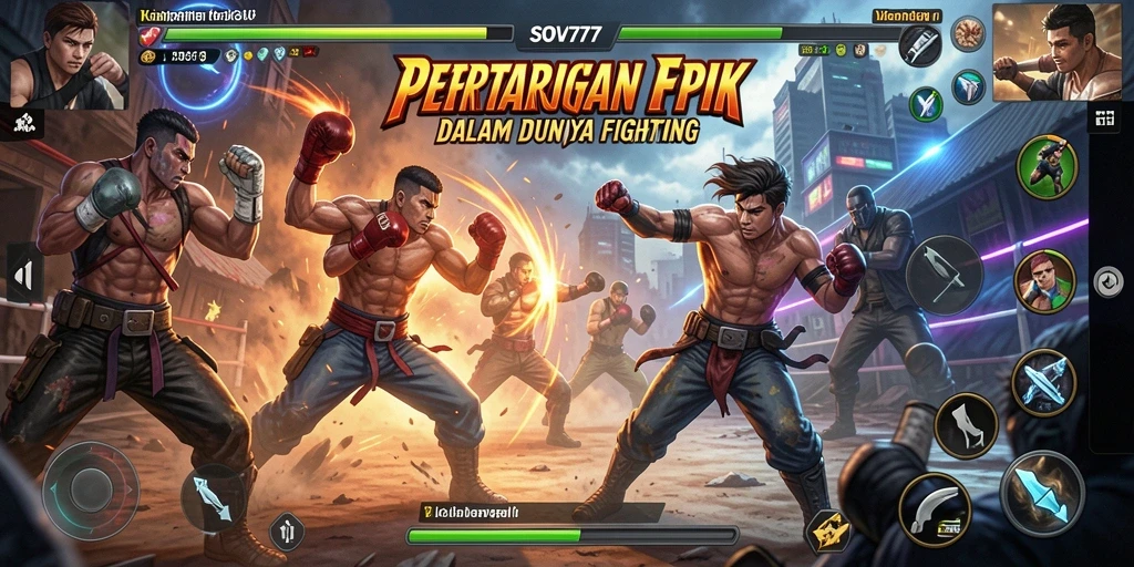 Screenshot gameplay SOV777 yang menunjukkan aksi pertarungan yang mendebarkan.
