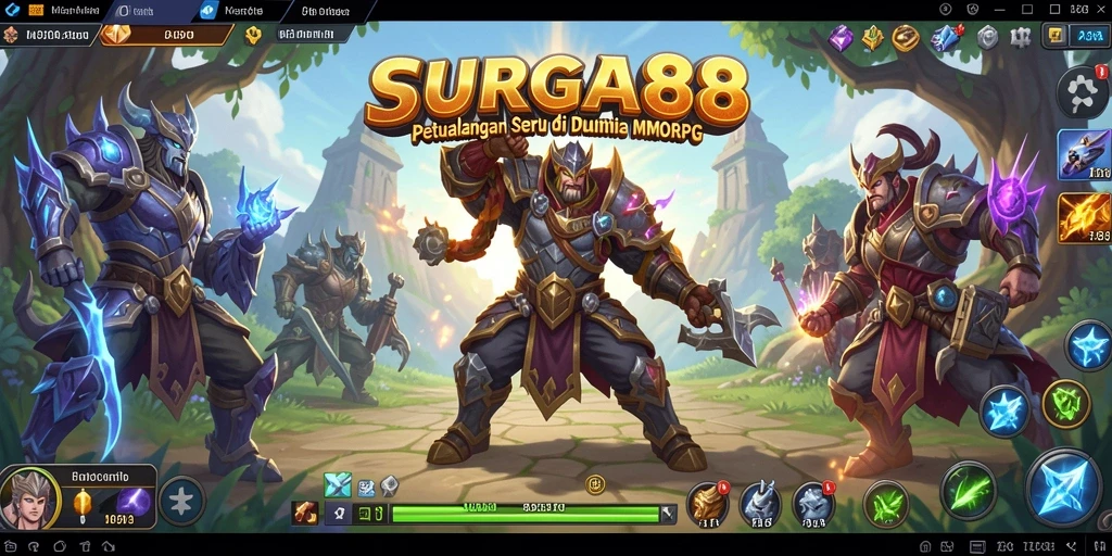 Gameplay SURGA88 yang menakjubkan dalam dunia MMORPG.